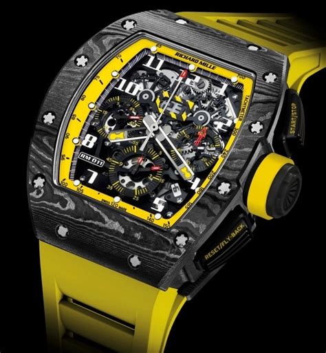 richard mille schwarz gelb|richard mille uhrpreise.